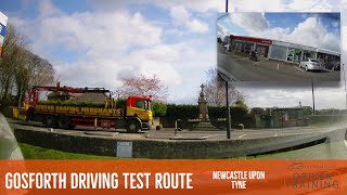 Uk Driving Test Route  Gosforth Newcastle [upl. by Aremmat618]