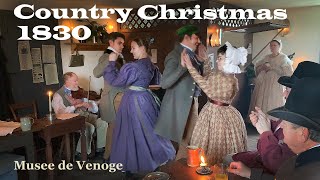 Country Christmas 1830 at Musee de Venoge [upl. by Danit762]