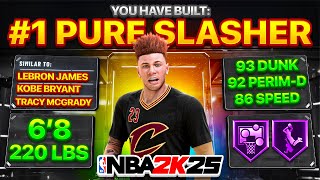 THE 1 PURE SLASHER BUILD IN NBA 2K25 [upl. by Ohnuj]