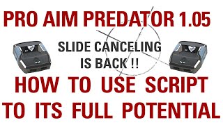 Pro Aim Predator 105  How To Get Script Full Potential  New Settings  Tips and Explanations [upl. by Llertnahs]