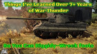 Top 7 Realistic Tank Pro Tips and Tricks  Guide  Tutorial War Thunder [upl. by Adaner]