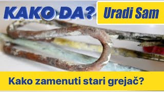 Zamena Starog Grejaca U Bojleru  URADI SAM [upl. by Dahs]