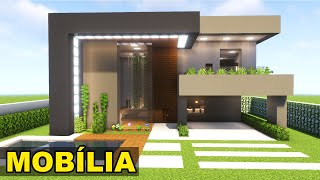 Minecraft Tutorial  Mobília da Casa Moderna Manyacraft [upl. by Laubin]