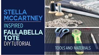 DIY Stella McCartney Tote  Tool  Materials [upl. by Nirra384]