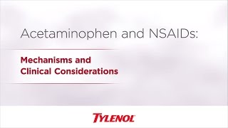 Acetaminophen amp NSAID Differences  TYLENOL® Professional [upl. by Ynohtna]