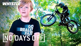 8YearOld MINDBLOWING Mountain Biker Phenom 🤯 [upl. by Quinton]