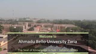 Documentatory of Ahmadu Bello University Zaria [upl. by Drawe337]