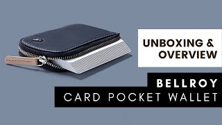 Bellroy Card Pocket Wallet Unboxing amp Overview [upl. by Atiuqes]