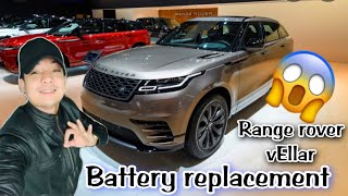 HOW TO REPLACE THE BATTERY OF RANGE ROVER VELAR [upl. by Anerrol]