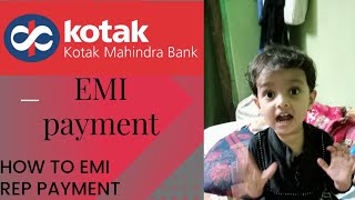 how to Kotak loan EMI payment repayment overdue emi payment [upl. by Nauqe853]