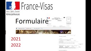 Formulaire France visa [upl. by Homerus939]