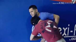 Masvidal wrestling with Colby Covington at ATT 2013 [upl. by Seluj]