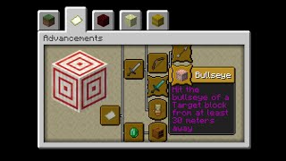 minecraft bullseye advancement tutorial [upl. by Debora]