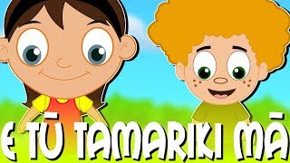 E tū tamariki mā  Maori Song with Lyrics  Waiata tamariki [upl. by Standish]