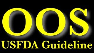 OOS guideline USFDA  PhaseI Laboratory Investigation  Decoded first time on YouTube  Part1 [upl. by Nicko]