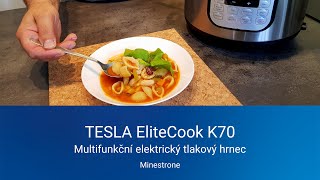 Minestrone  TESLA EliteCook K70  multifunkční elektrický tlakový hrnec 10v1 [upl. by Phelia]