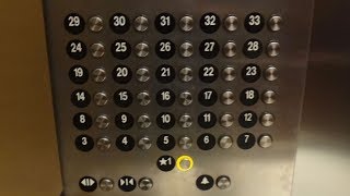 Nice ThyssenKrupp elevators at the San Francisco Intercontinental Hotel [upl. by Cosmo]