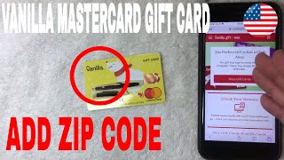 ✅ How To Register Zip Code On Vanilla Mastercard Gift Card 🔴 [upl. by Elletsyrc425]