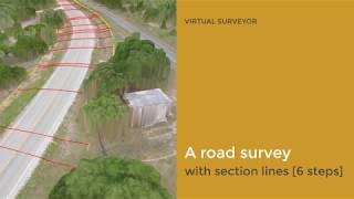 A road survey with section lines 6 steps [upl. by Wellesley]