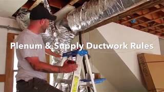 SpacePak Plenum and Supply Ductwork Rules [upl. by Annaiuq]