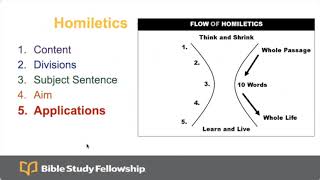 Homiletics Overview [upl. by Aniuqal601]