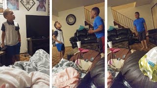 Hilarious Moment Twin Brothers Argue Over Hotdogs [upl. by Pinebrook]