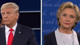 Trump and Clinton are asked to say something nice about each other [upl. by Chapman]