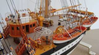 Amerigo Vespucci detailed ship model [upl. by Jarib]