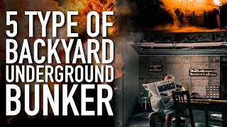 5 Type Of Backyard Underground Bunker You Should Build  Doomsday Preppers [upl. by Michelle]