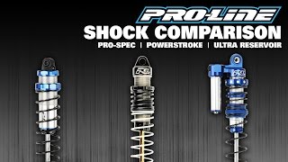 ProLine Shock Comparison PowerStroke ProSpec amp Ultra Reservoir [upl. by Zitella639]