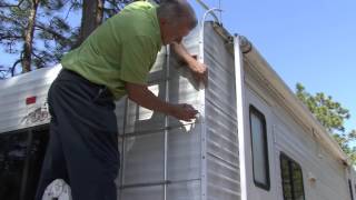 How To Reseal RV Corner Molding [upl. by Joo124]