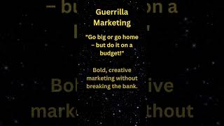 Guerrilla Marketing [upl. by Ahsetan]