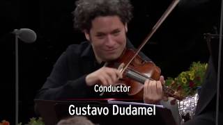 Berliner Luft 2017  Gustavo Dudamel on violin amp Berliner Philharmoniker  Waldbühne Berlin [upl. by Bluh25]