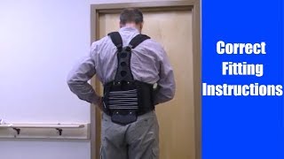 Orthomerica Back Brace Instructions Osteoarthritis Compression Fracture Kyphosis [upl. by Tidwell]