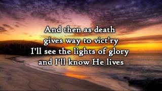 David Crowder Band  Because He Lives Lyrics [upl. by Elon441]