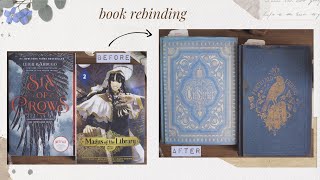 paperback to antique hardcover  book rebinding [upl. by Zelle236]