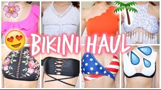 Summer BikiniSwimsuit Haul amp Try On  Zaful Review [upl. by Neerol]