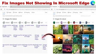 How to Fix Images Not Showing In Microsoft Edge [upl. by Youlton]