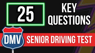 Senior Driving Test Questions California Renewals 2024 [upl. by Mastrianni892]