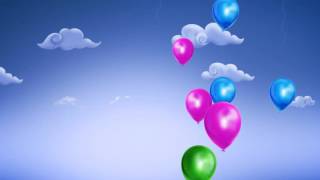 FONDO VIDEO BACKGROUND HD GRATIS FREE DÍA DE GLOBOS [upl. by Paterson]