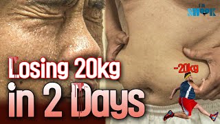 Real Situation 20kg Weight Loss Challenge in Two Days [upl. by Eleynad]