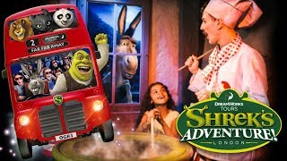 Shreks Adventure London Complete Walk Through of Attraction [upl. by Akir]