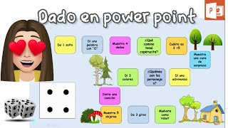 cómo hacer un dado en power point [upl. by Riana]