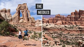 Our EPIC day at Canyonlands National Parks Needles District Druid Arch and Chesler Park [upl. by Austreng135]