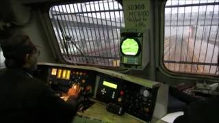 SHATABDI EXPRESS LOCO CAB RIDE FOOTPLATE  Inside WAP 7 at 130 KMPH [upl. by Daenis]