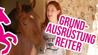 Reiten lernen Grundausrüstung für den Reiter  Anfänger Tipps [upl. by Ittocs167]