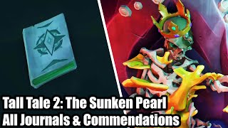 Sea of Thieves The Sunken Pearl Tall Tale Guide  All Journals and Commendations [upl. by Biondo]