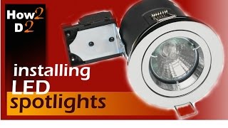 Downlights Installation How to wire spotlights [upl. by Payne92]