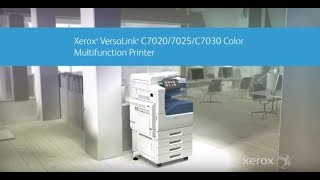 Xerox® VersaLink C7000 Series Color Multifunction Printer [upl. by Crudden830]