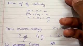 Bernoullis theorem  derivation  class 11th important [upl. by Luiza]